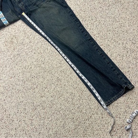 Ariat Legacy M2 Jeans 40x34 Blue Traditional Relaxed Boot Cut Workwear Western - Picture 7 of 8